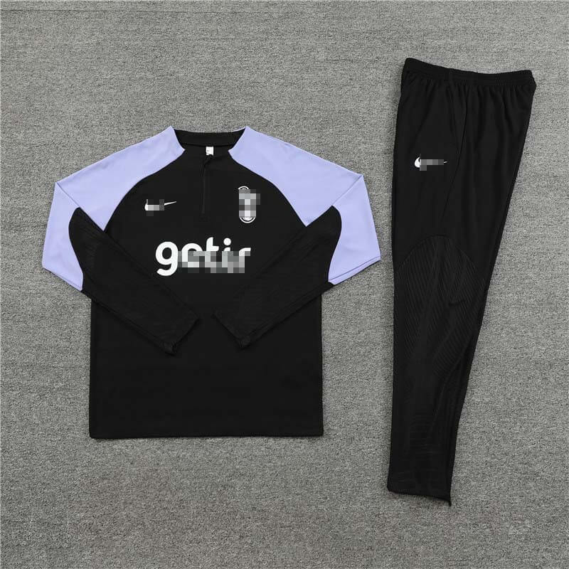 Sudadera de Entrenamiento Tottenham Hotspur Negro/Morado 2023/2024